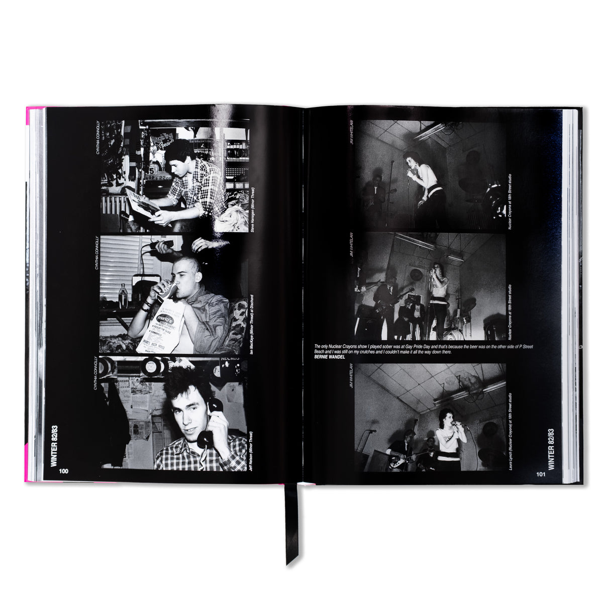 SIGNED "Banned In DC: Photos and Anecdotes from the DC Punk Underground (79-85)" Hardcover Book