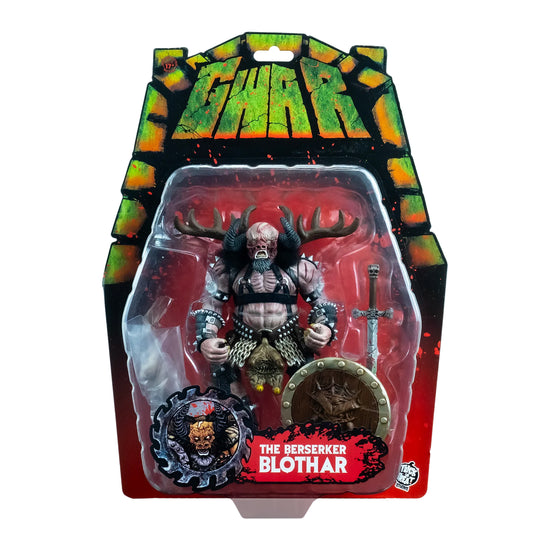 GWAR x TRICK OR TREAT "Blöthar the Berserker" Action Figure