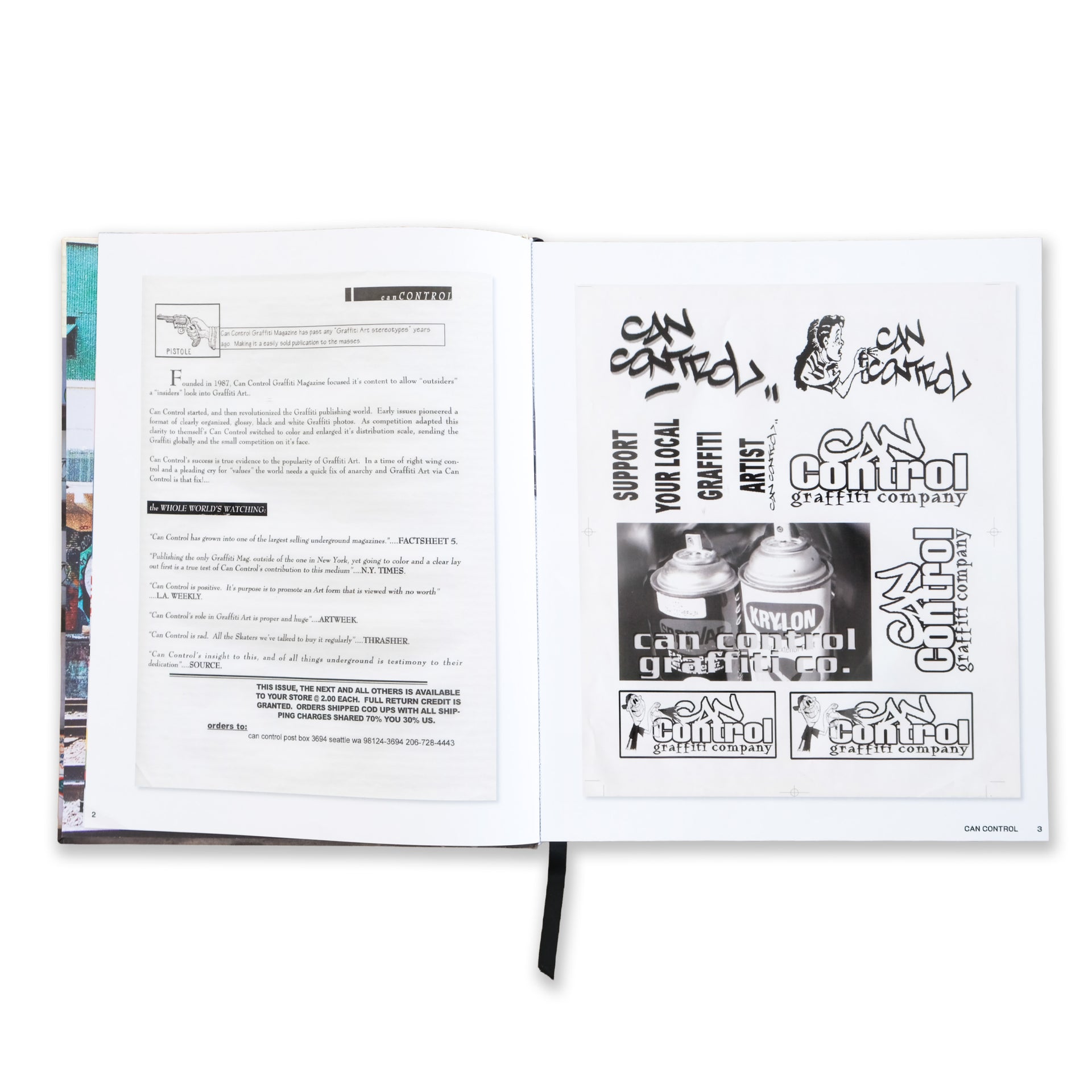 POWER Signed "Can Control Magazine: The Complete Archives 1987-1995" Book