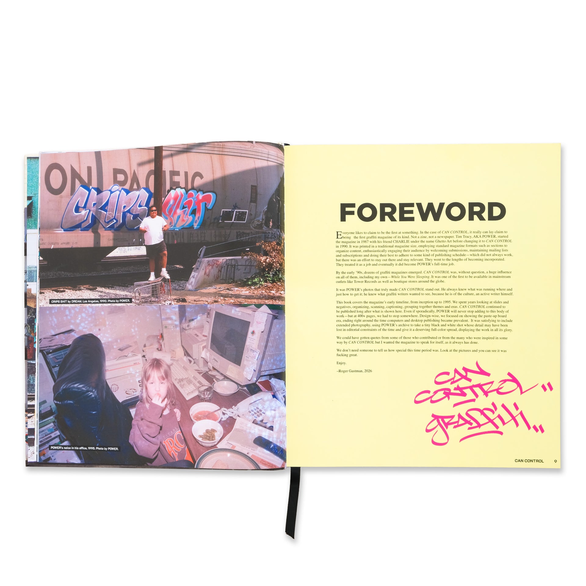 POWER Signed "Can Control Magazine: The Complete Archives 1987-1995" Book