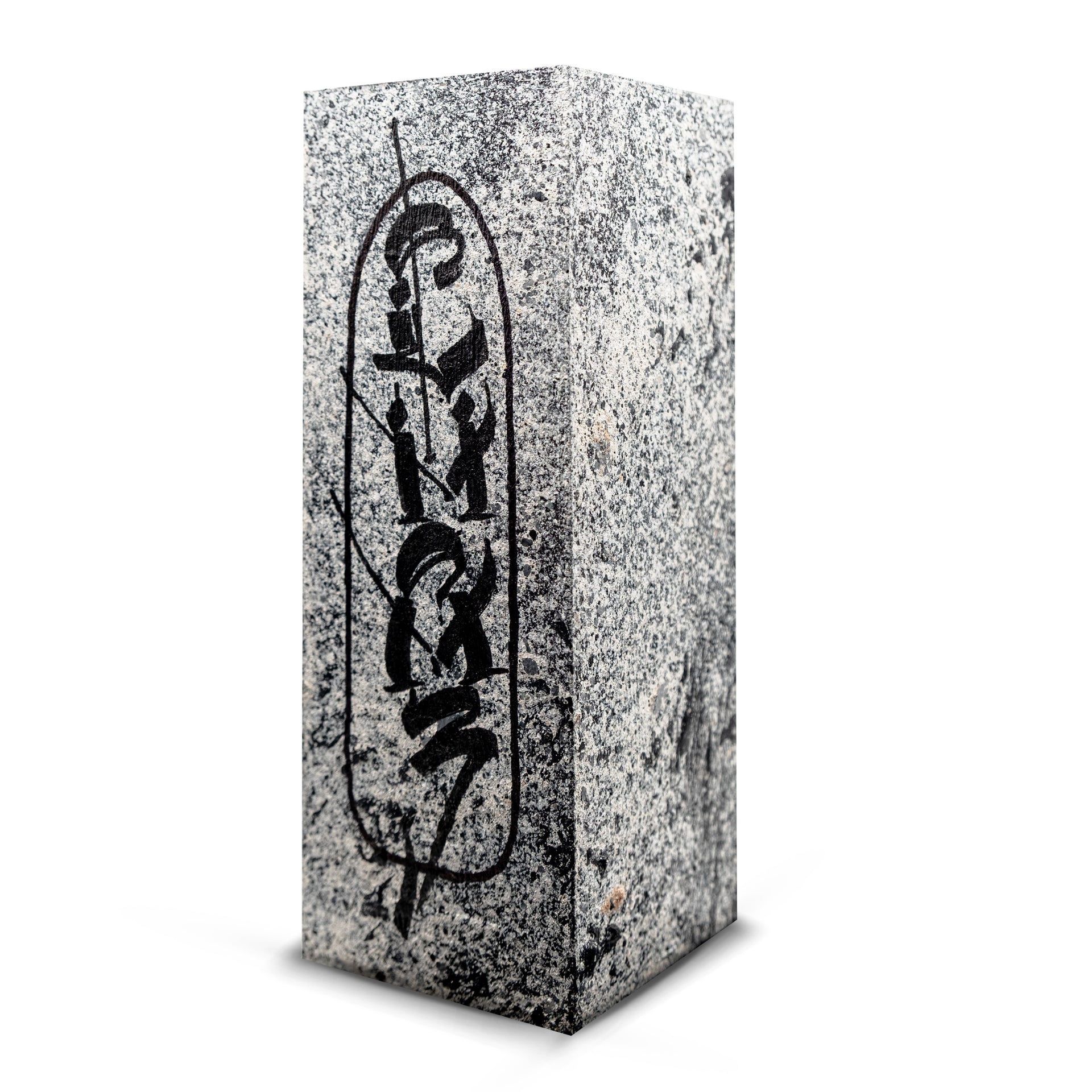 Chaz Bojórquez HAND-EMBELLISHED B&W "Limited Edition MTN Spray Paint Can (Matte Black)"