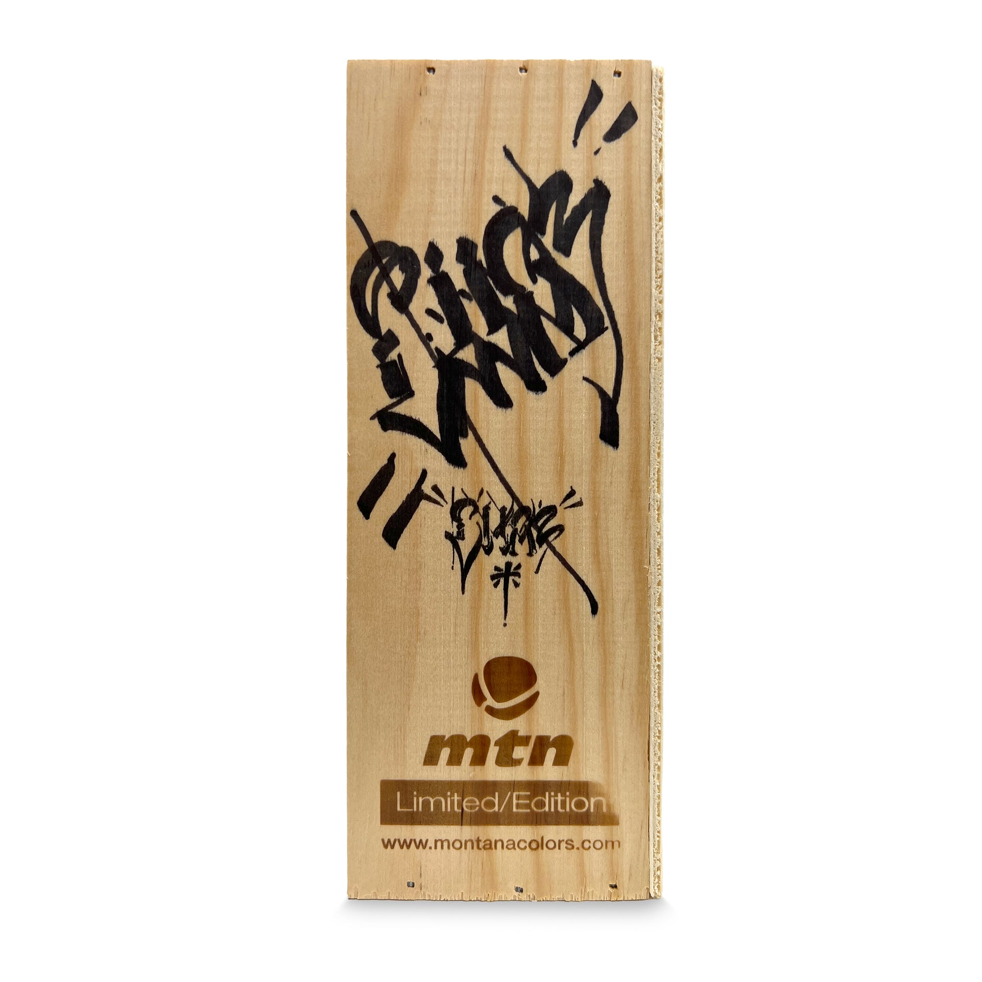 Chaz Bojórquez HAND-SIGNED Box  "Limited Edition MTN Spray Paint Can (Matte Black)"
