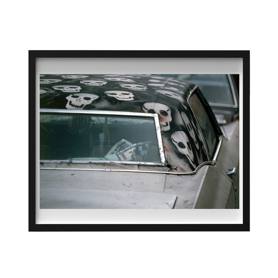 Cheryl Dunn "Skull Car, Ave C, NYC" Original Artwork