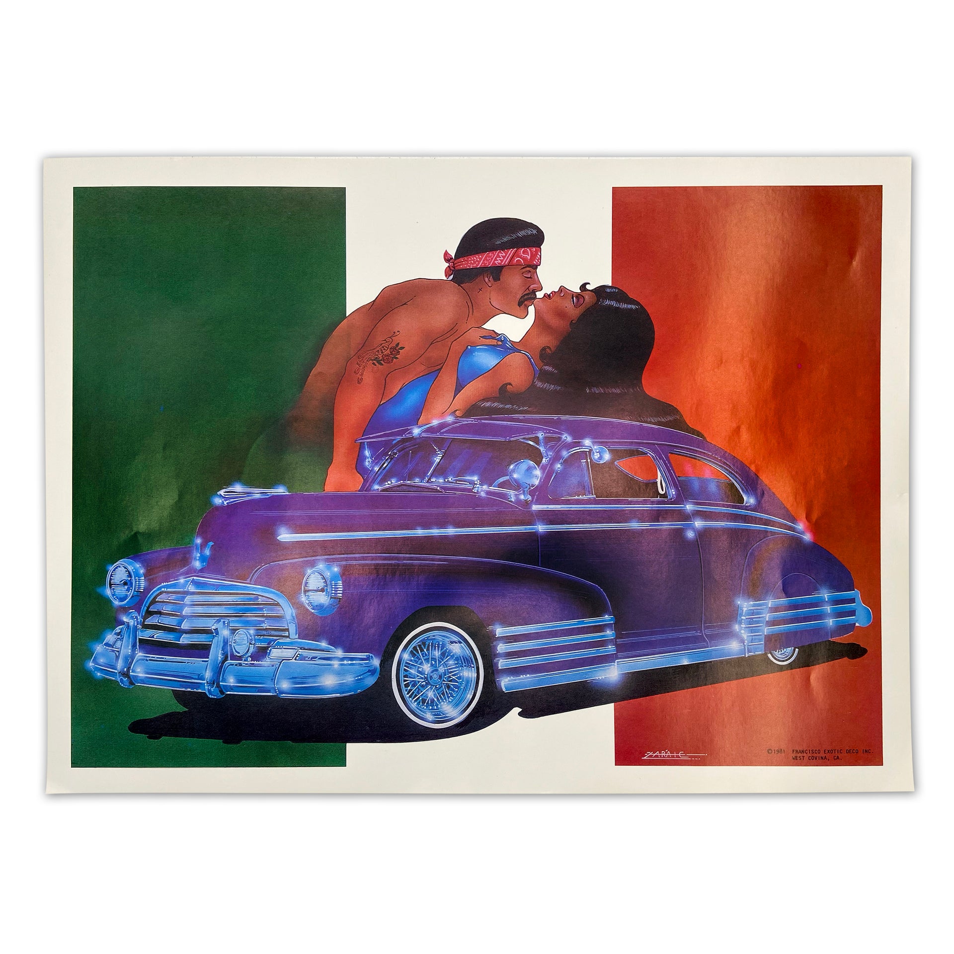 Vintage Deadstock "Lowrider In Love" Poster