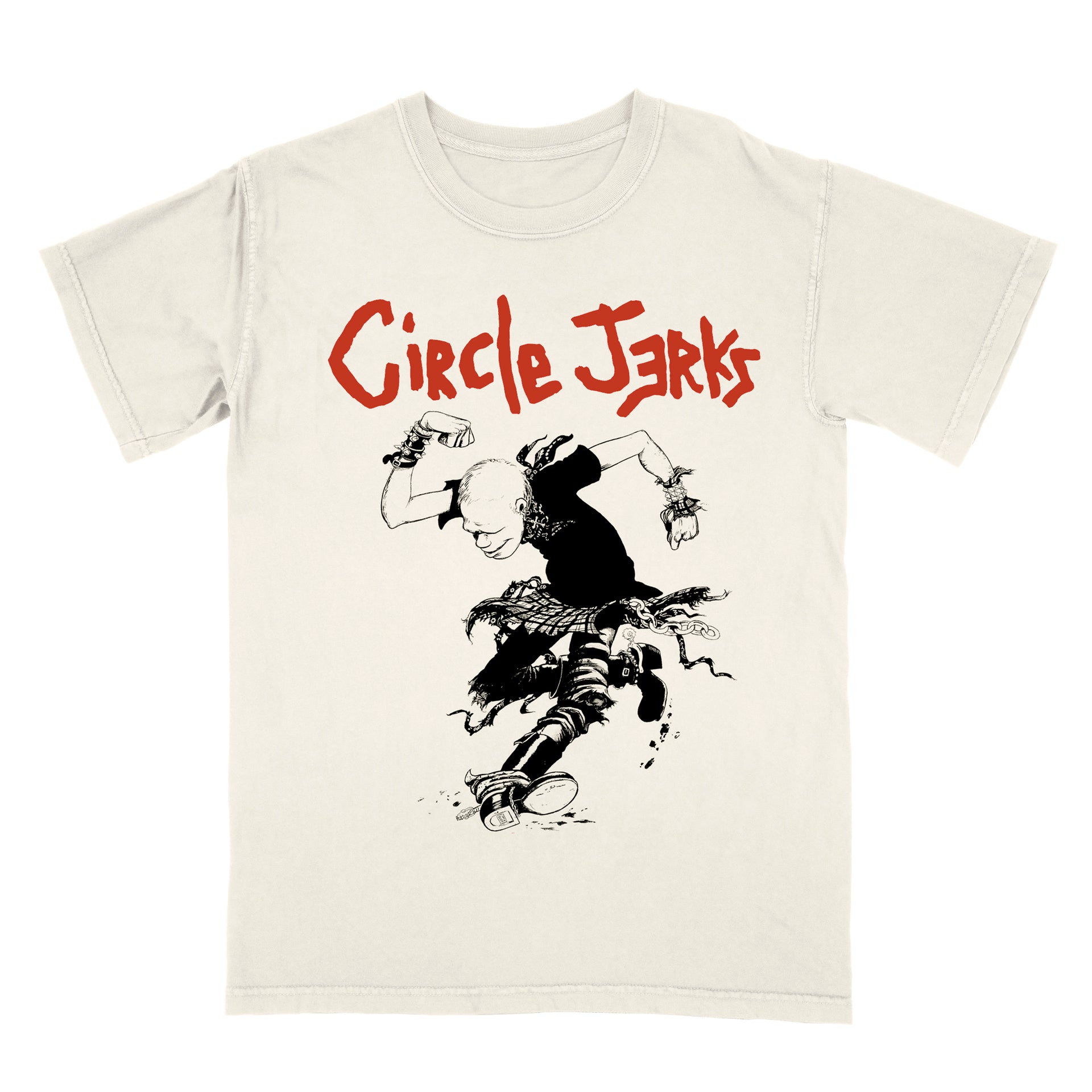 Circle Jerks "Original Skankman" (Ivory) Tee