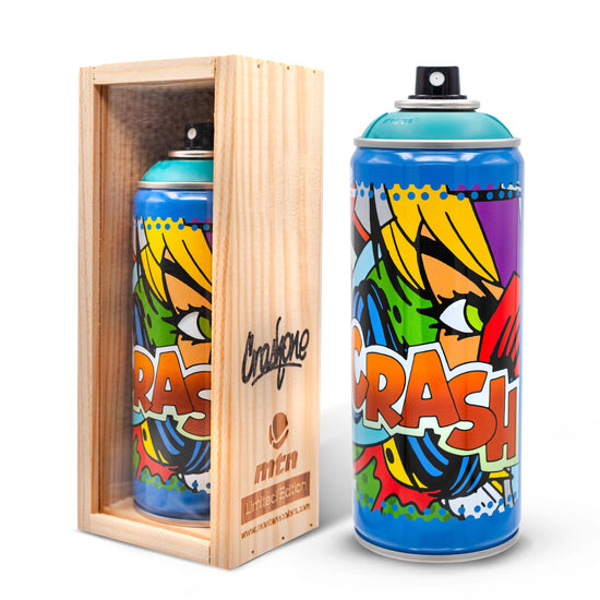 CRASH "Limited Edition MTN Spray Paint Can (Turquoise)"