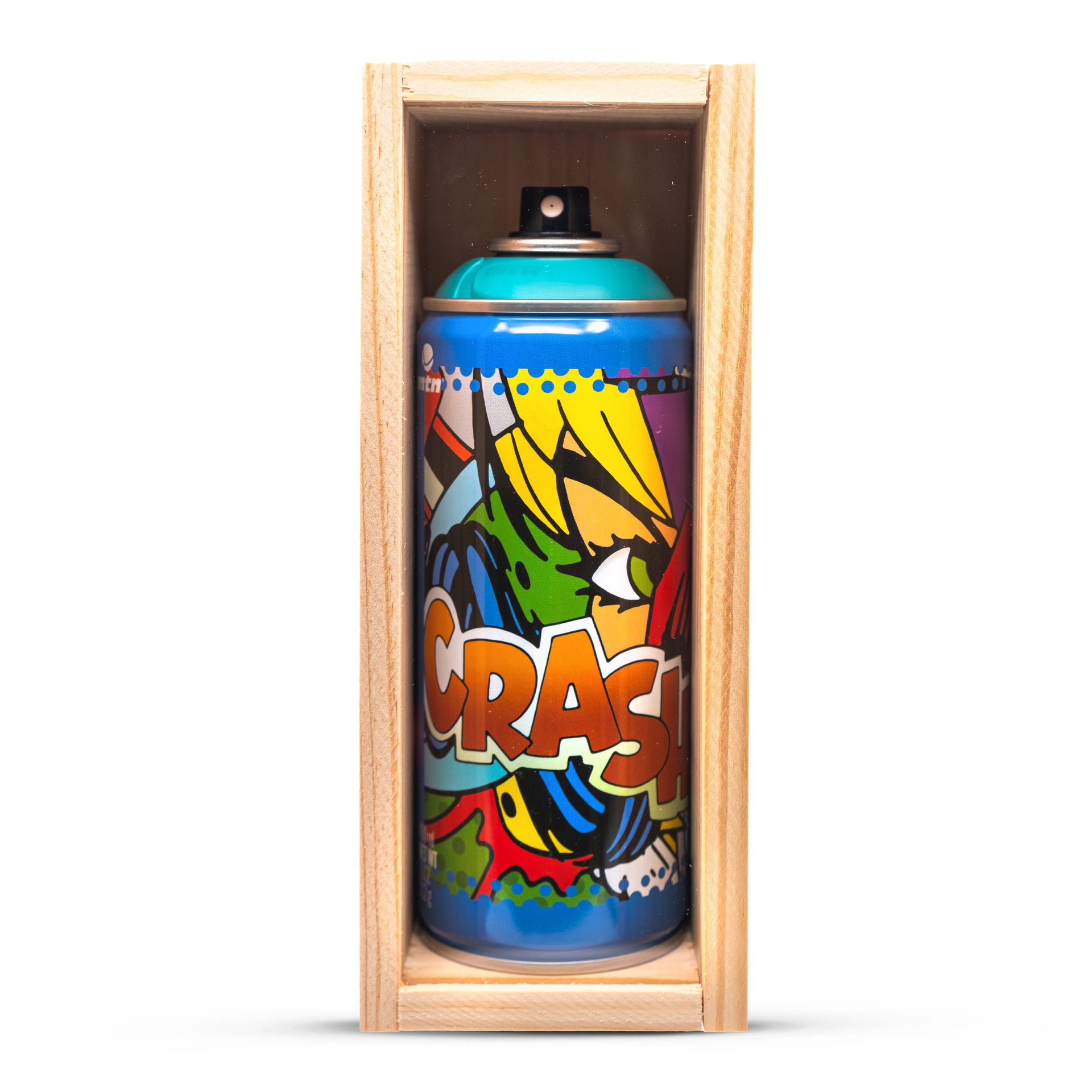 CRASH "Limited Edition MTN Spray Paint Can (Turquoise)"
