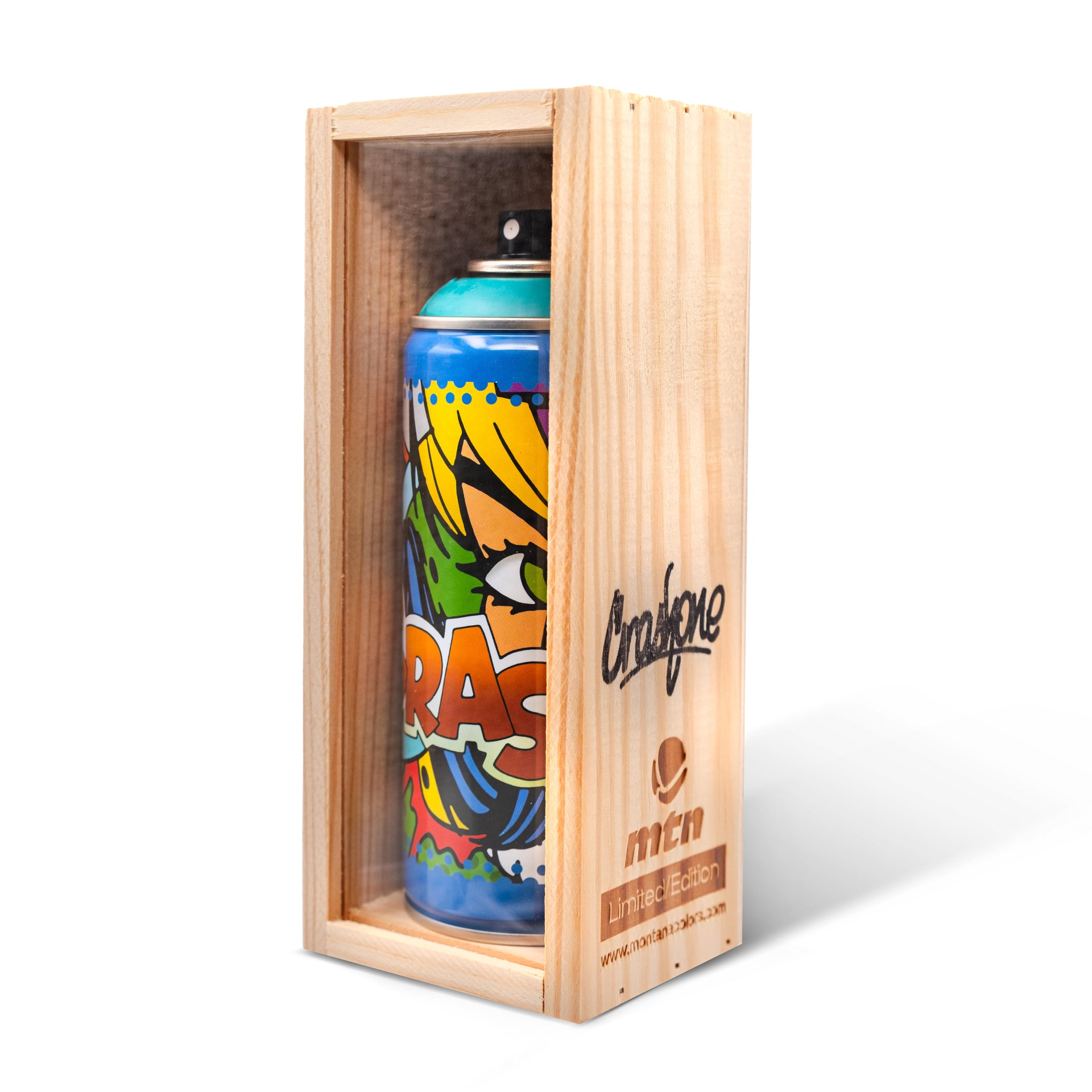 CRASH "Limited Edition MTN Spray Paint Can (Turquoise)"