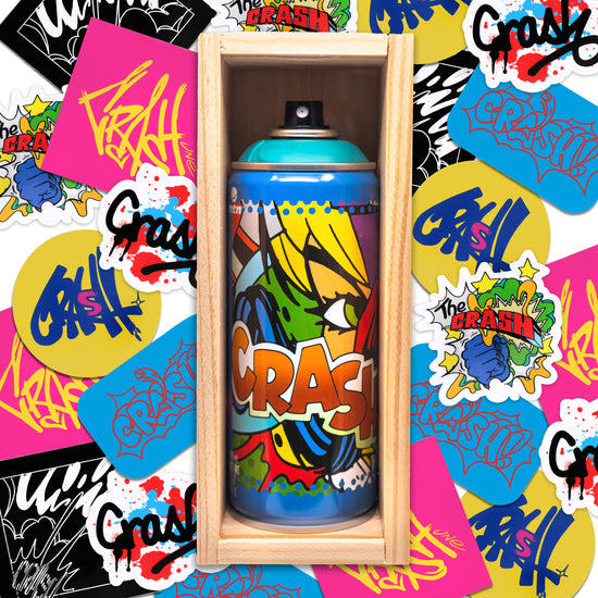 CRASH "Limited Edition MTN Spray Paint Can (Turquoise)"