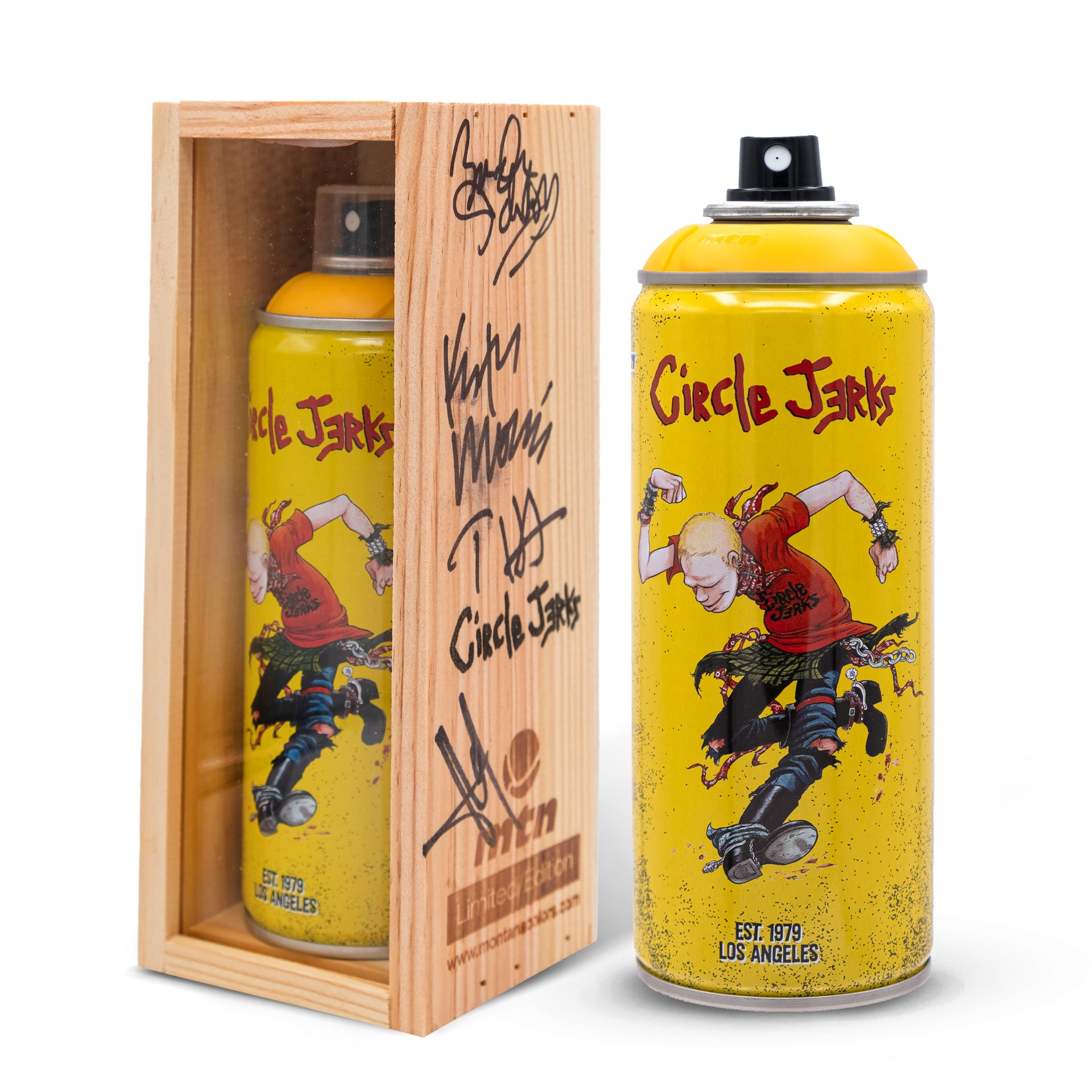 Circle Jerks SIGNED "Limited Edition MTN Spray Paint Can (Eldorado)"