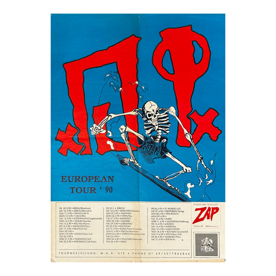 Kill Your Idols "D.I. 1990 Tour" Vintage Poster