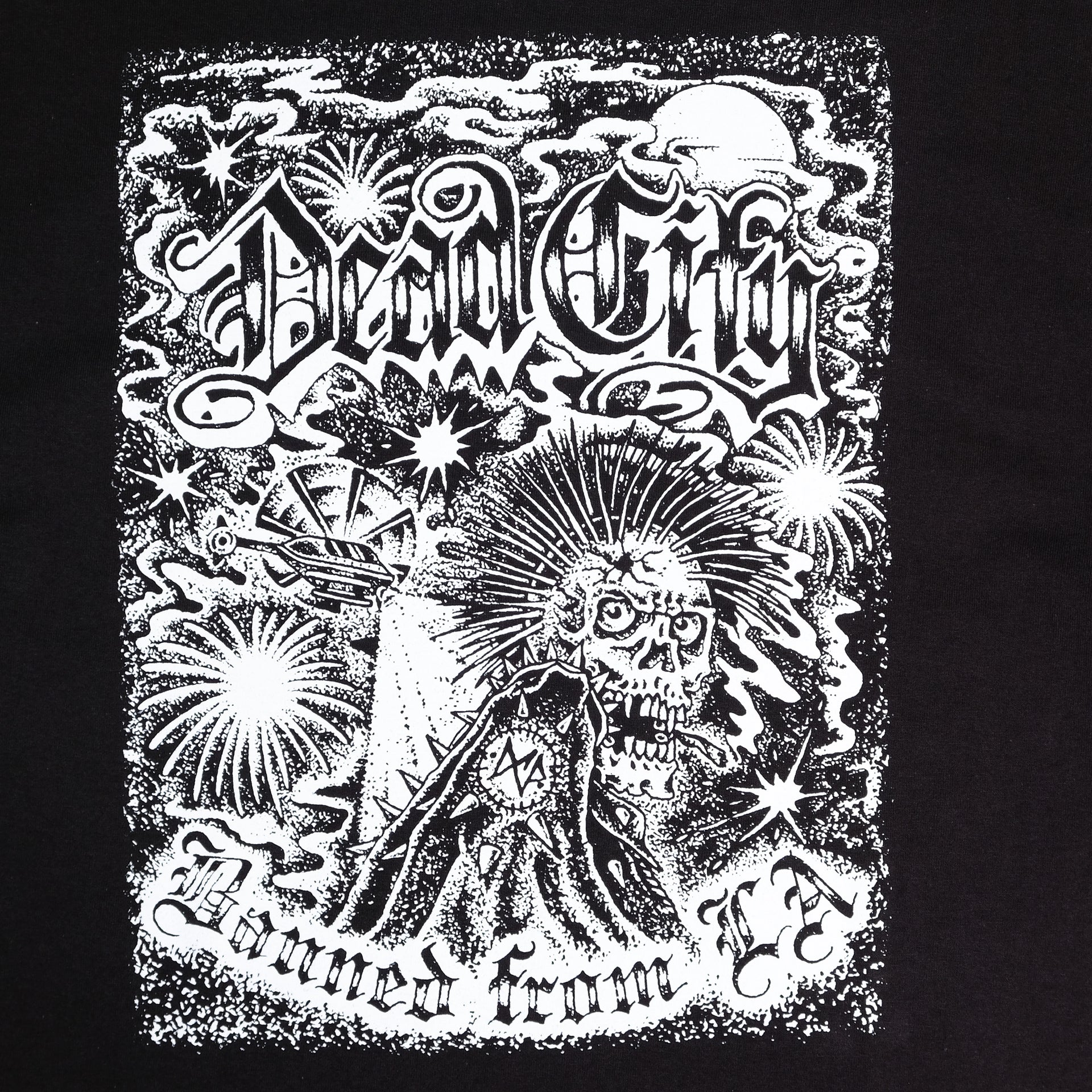 Dead City Punx "Banned From L.A. (Black) Tee