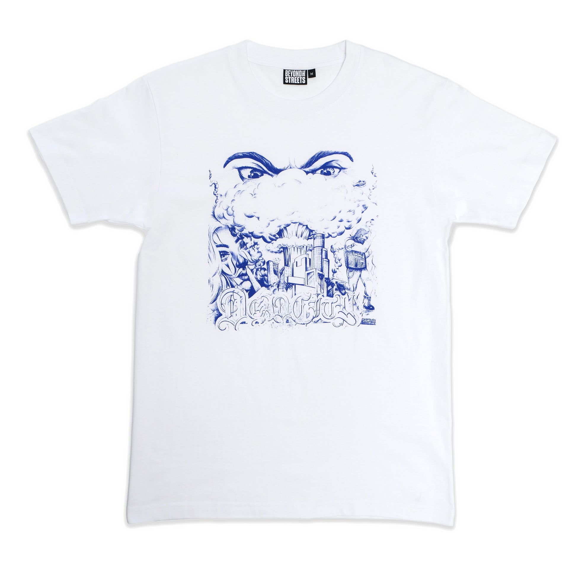 Dead City Punx "Fuck The Ops Album Cover (White)" Tee