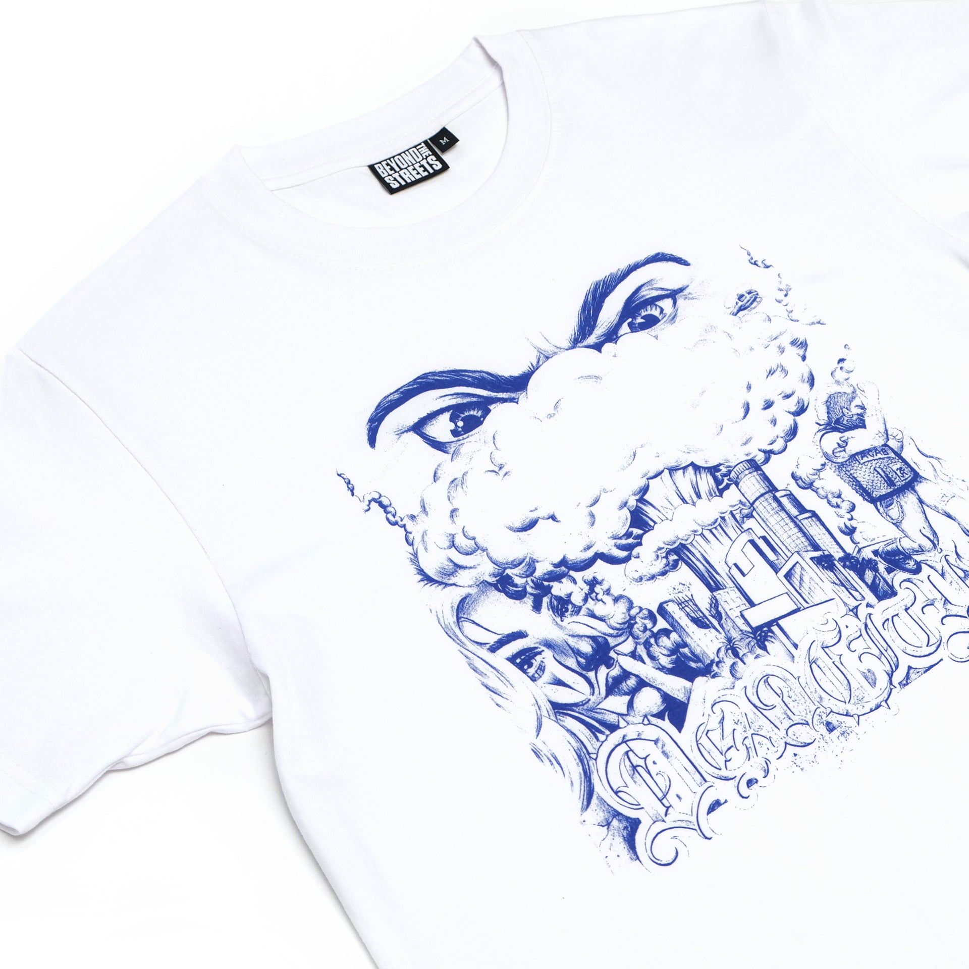 Dead City Punx "Fuck The Ops Album Cover (White)" Tee