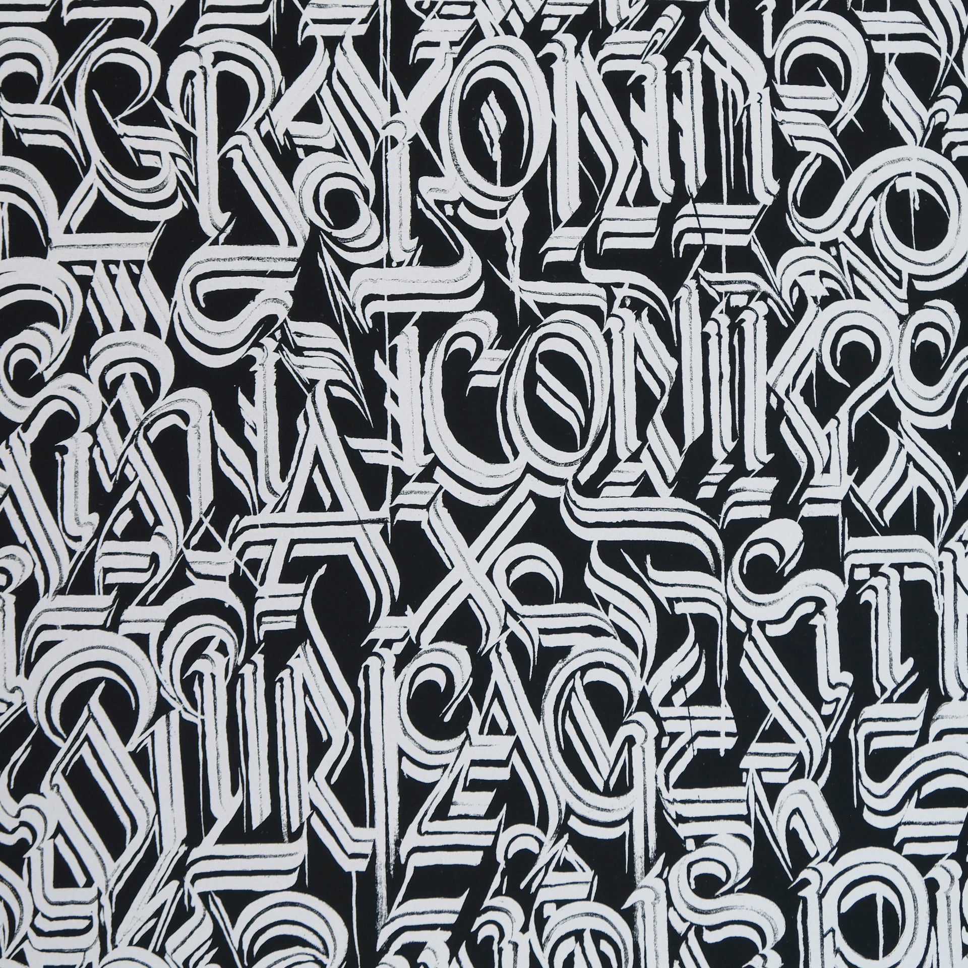 DEFER "Los Angeles and Beyond (Silver on Black)" Print