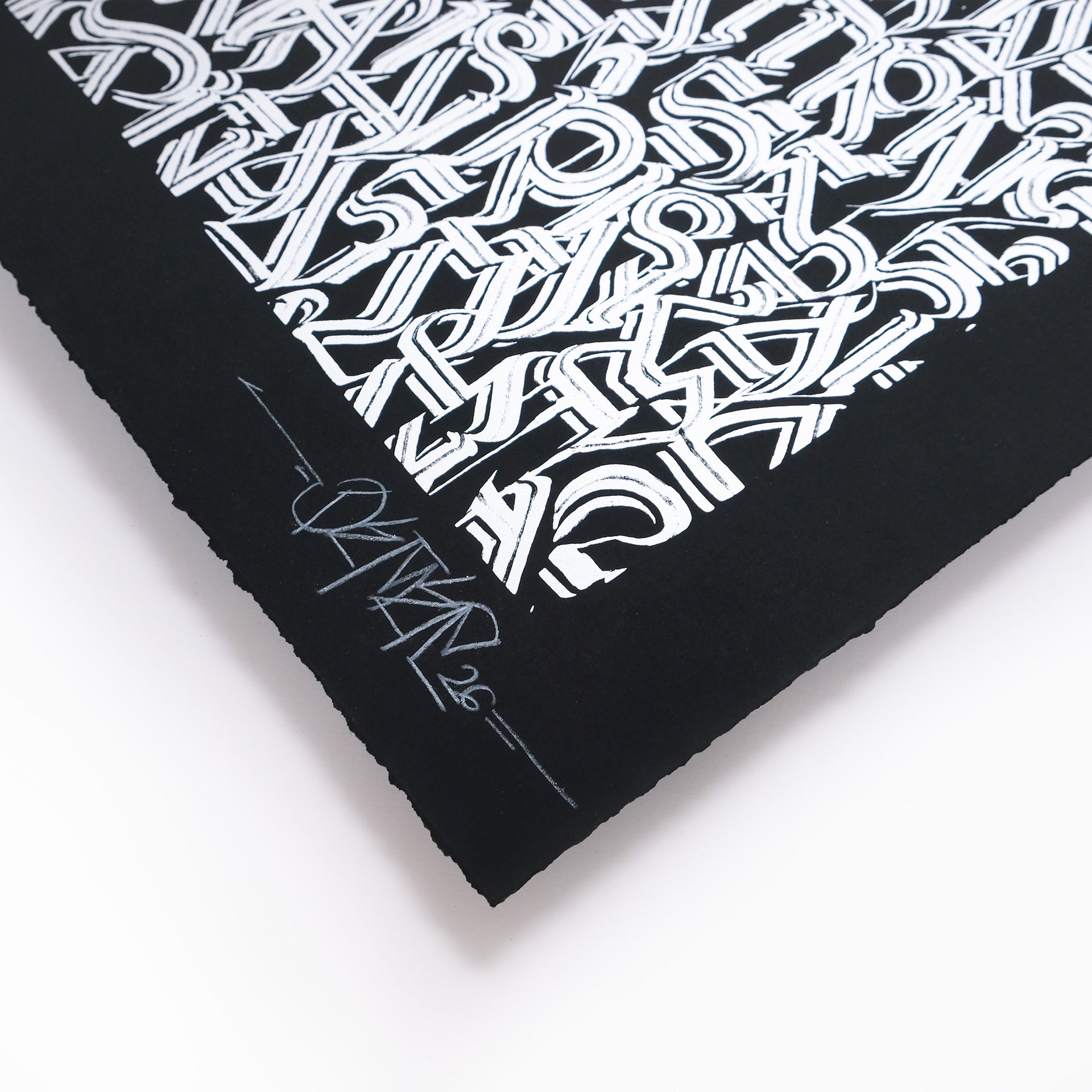 DEFER "Los Angeles and Beyond (Silver on Black)" Print