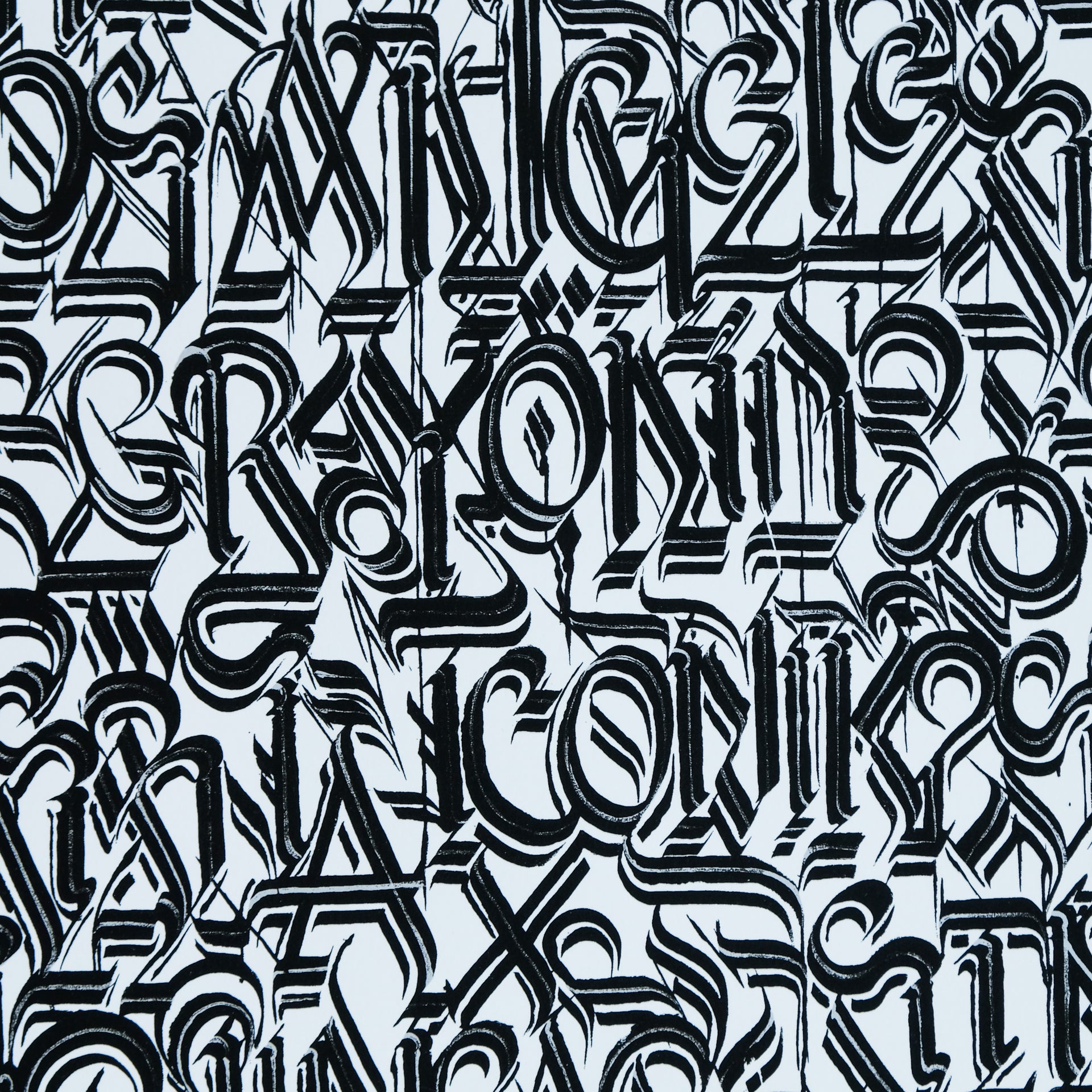 DEFER " Los Angeles and Beyond (Black on White)" Print