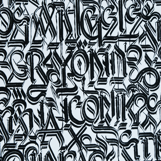 DEFER " Los Angeles and Beyond (Black on White)" Print