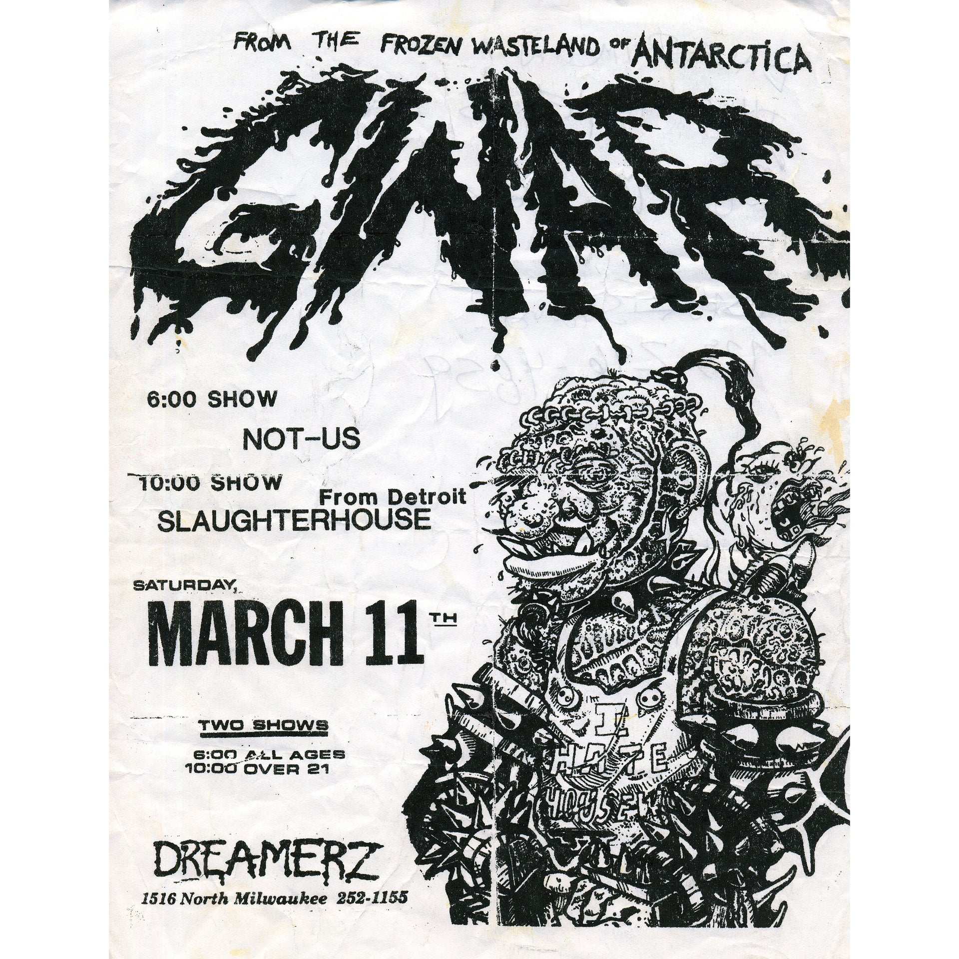 GWAR X BEYOND THE STREETS "GWAR" Flyer Packs