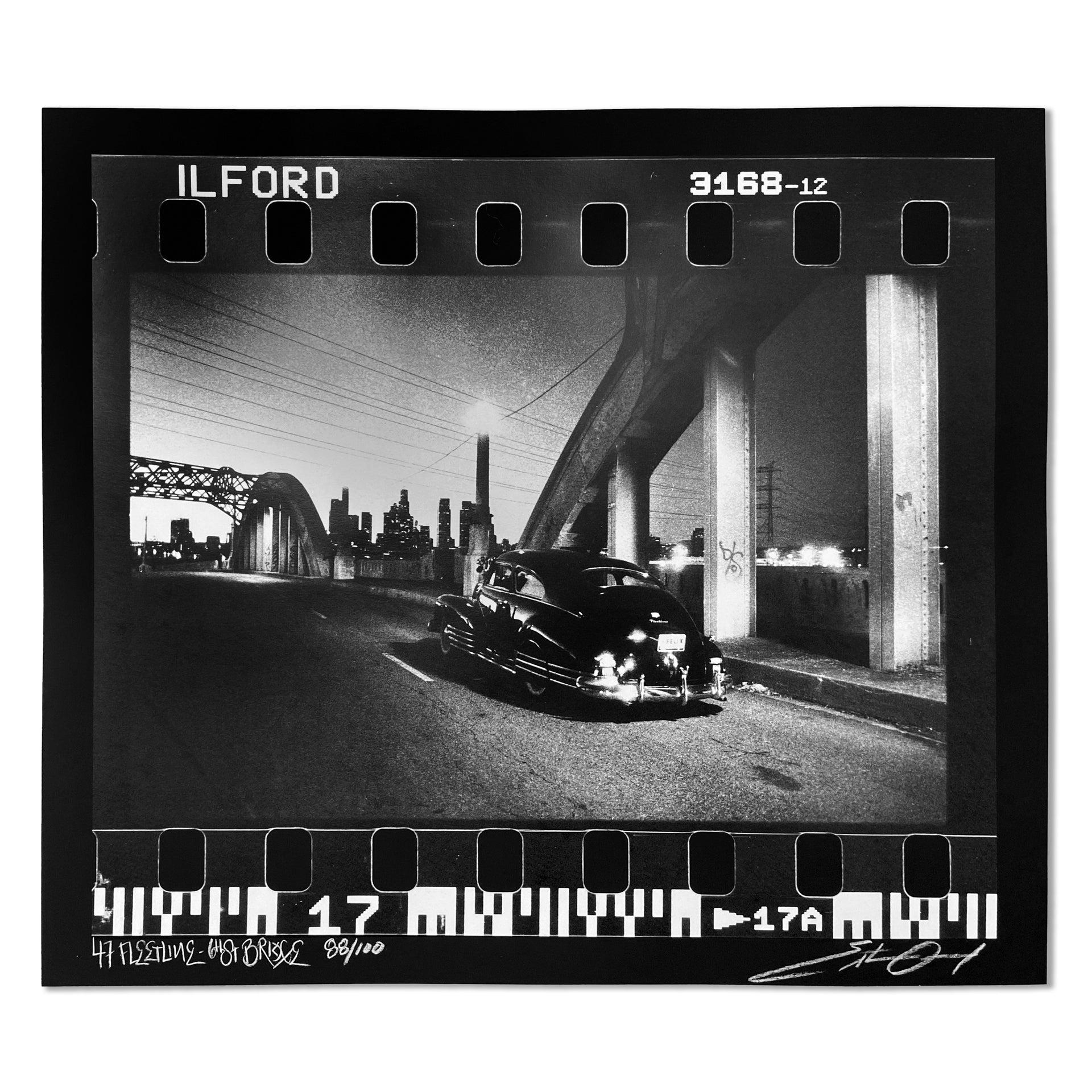 Estevan Oriol "'47 Fleetline, 6th St. Bridge" Print