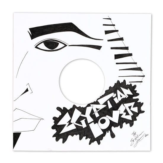 Egyptian Lover "Hand-Drawn Record Cover 20" Original Artwork
