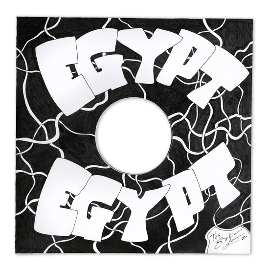 Egyptian Lover "Hand-Drawn Record Cover 21" Original Artwork
