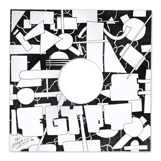 Egyptian Lover "Hand-Drawn Record Cover 25" Original Artwork