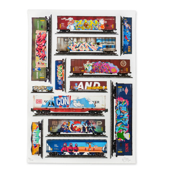 Tim Conlon "G-Scale Rolling Stock Series" Print