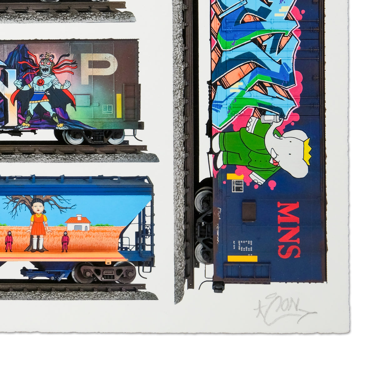 Tim Conlon "G-Scale Rolling Stock Series" Print