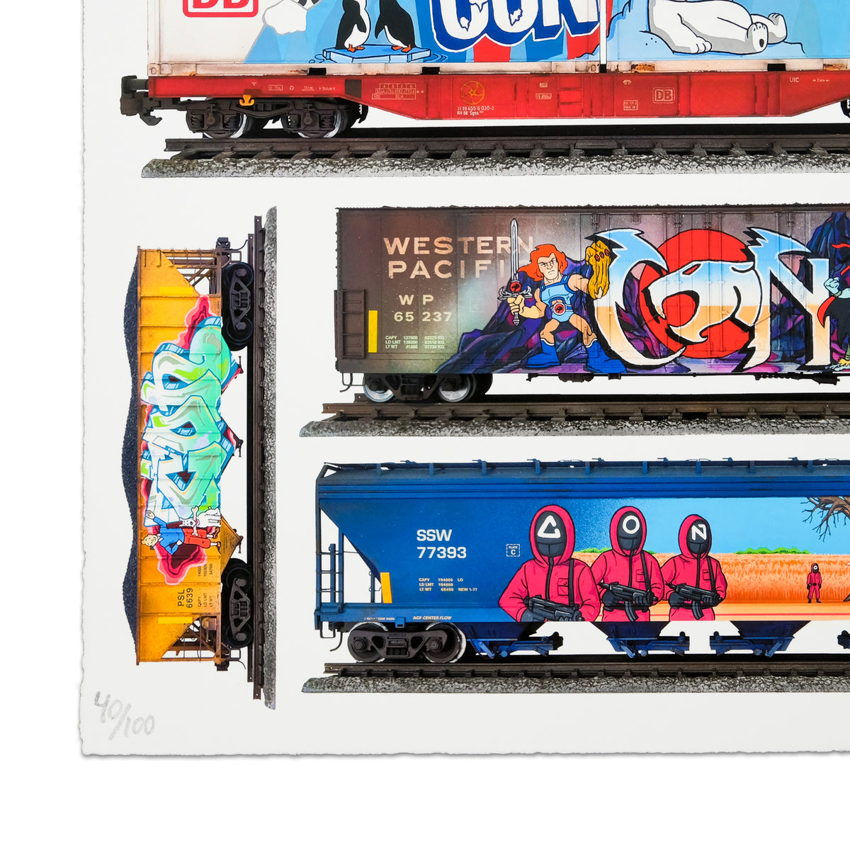 Tim Conlon "G-Scale Rolling Stock Series" Print