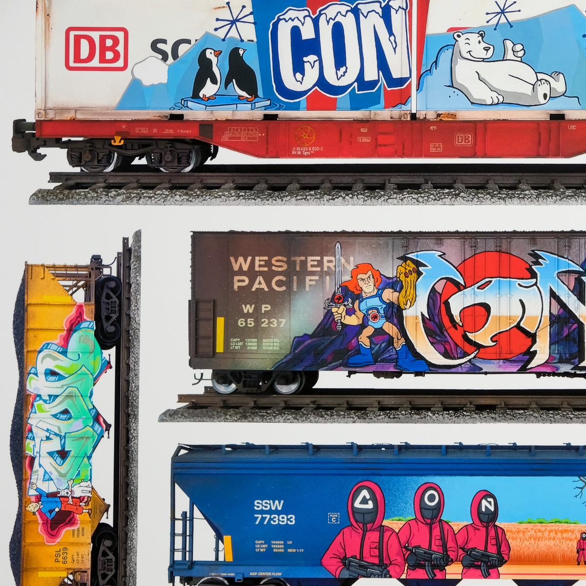 Tim Conlon "G-Scale Rolling Stock Series" Print