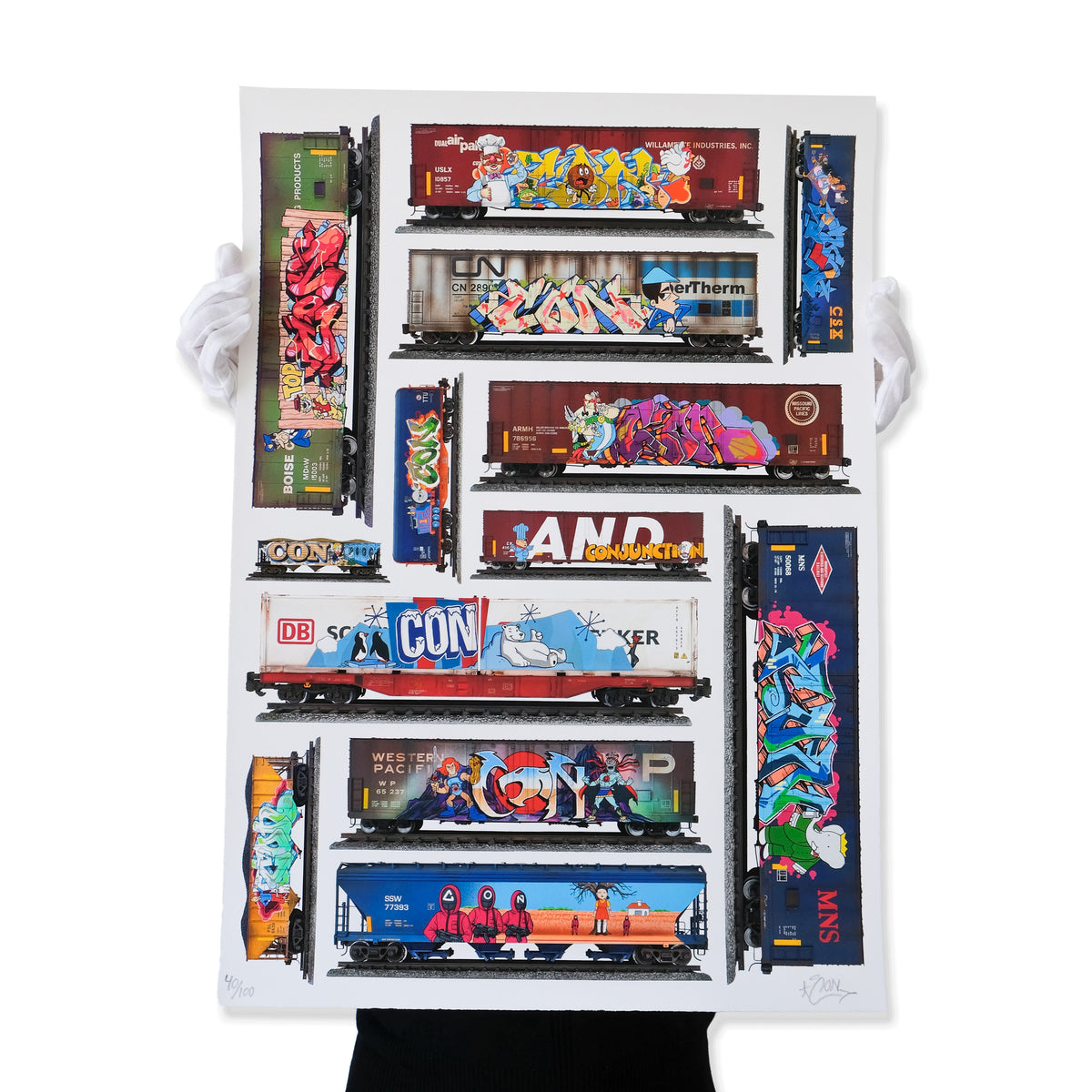 Tim Conlon "G-Scale Rolling Stock Series" Print