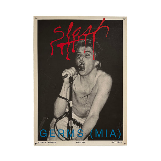 Kill Your Idols "GERMS M.I.A." Vintage Poster
