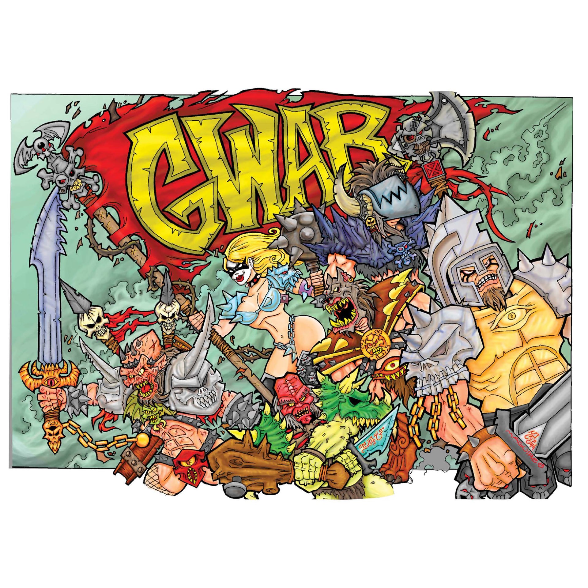GWAR X BEYOND THE STREETS "TBD (White) Poster