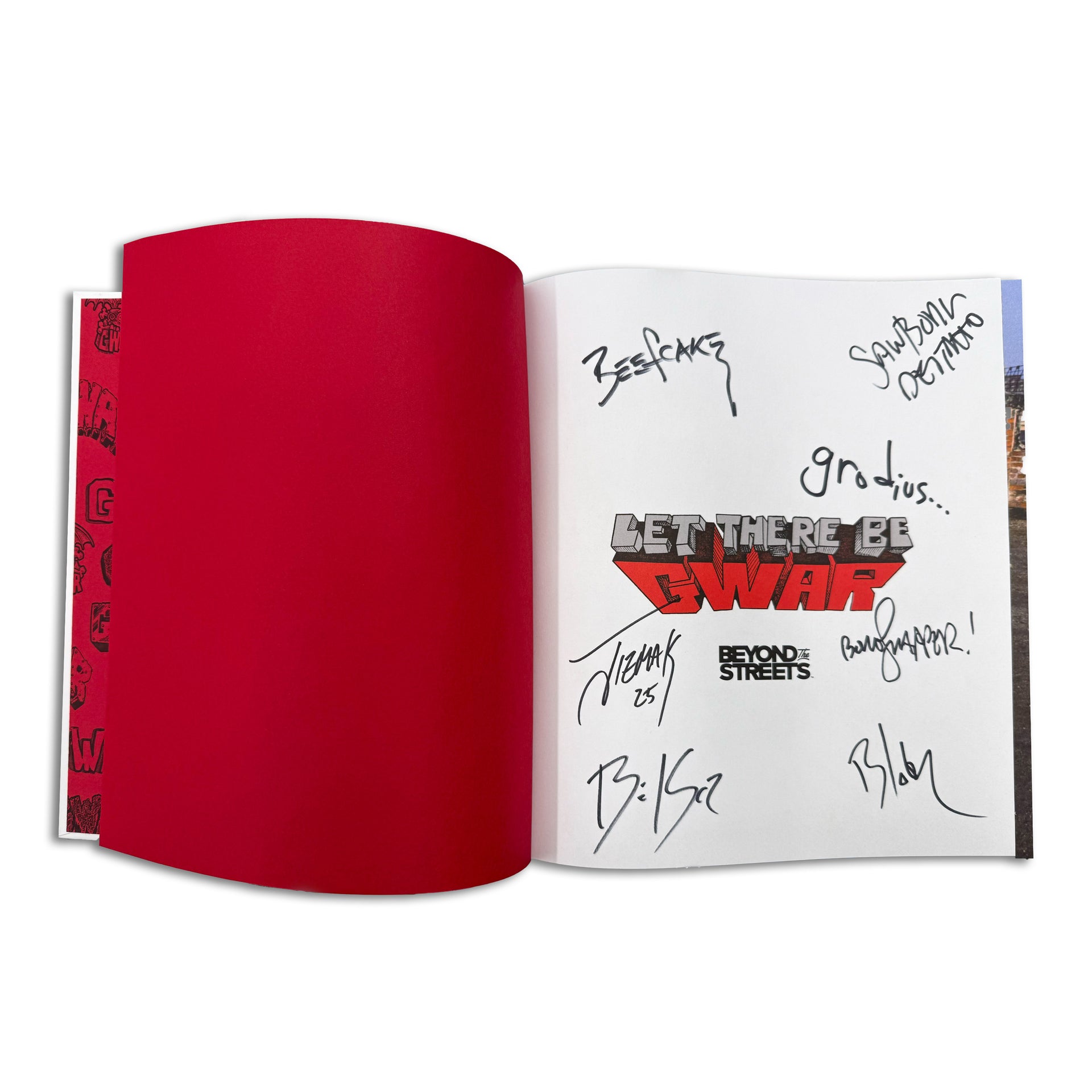 GWAR X BEYOND THE STREETS SIGNED "LET THERE BE GWAR" Book