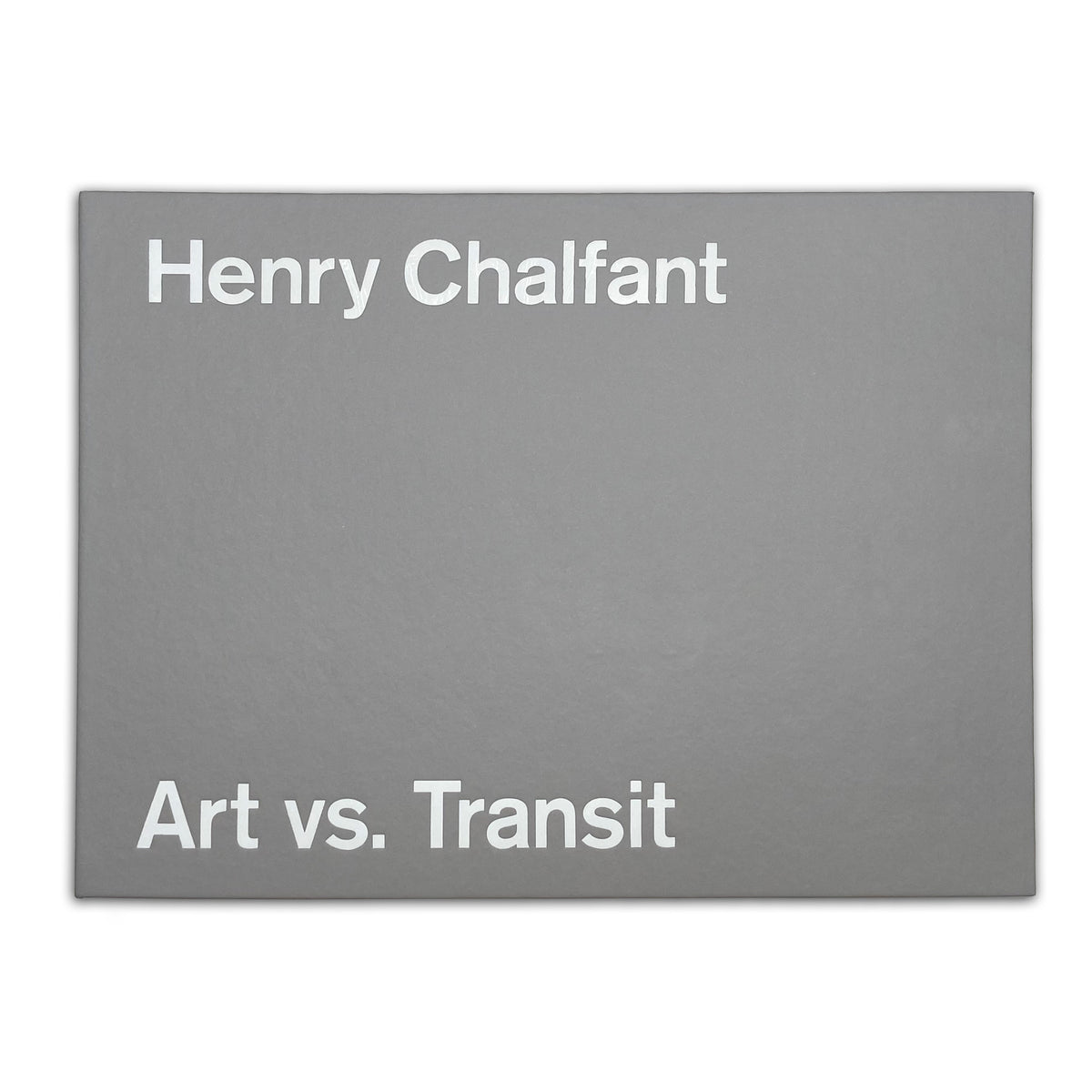 Henry Chalfant "Art Vs. Transit" Book BEYOND THE STREETS