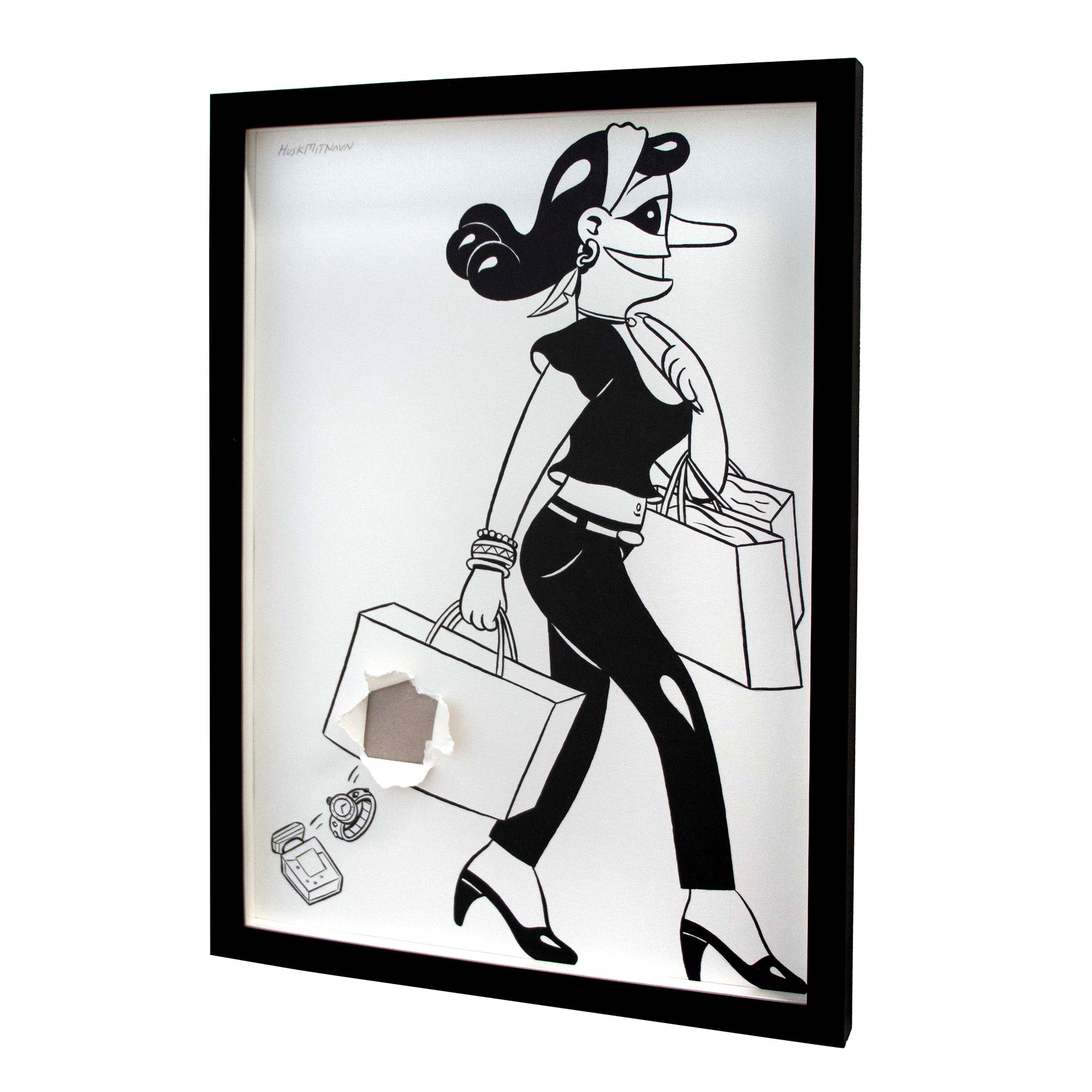 HuskMitNavn "Shopper" Original Artwork
