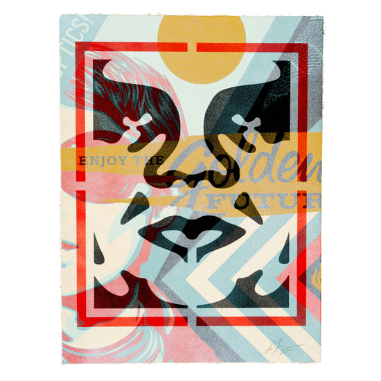 Shepard Fairey "Icon Hybrid 21" Monoprint