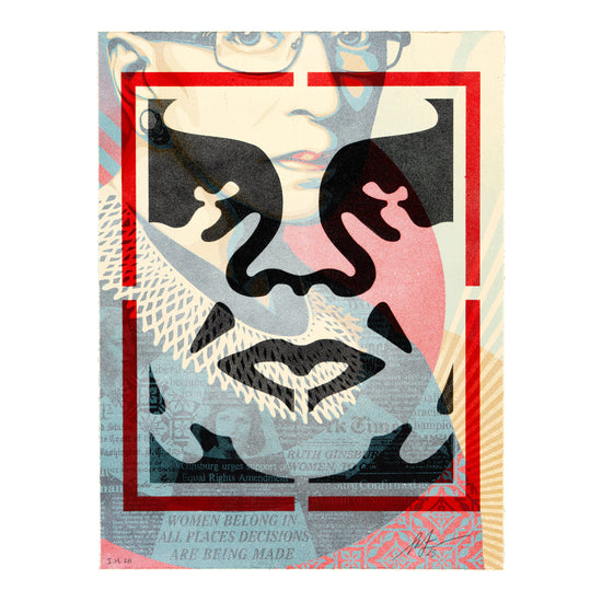 Shepard Fairey "Icon Hybrid 28" Monoprint