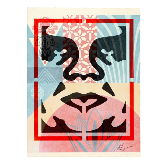 Shepard Fairey "Icon Hybrid 33" Monoprint