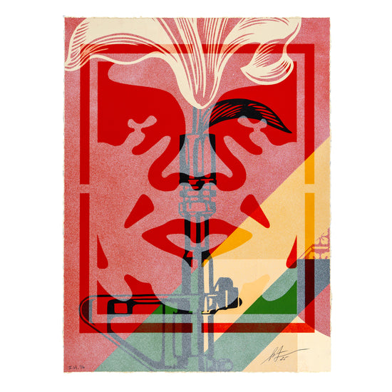 Shepard Fairey "Icon Hybrid 36" Monoprint