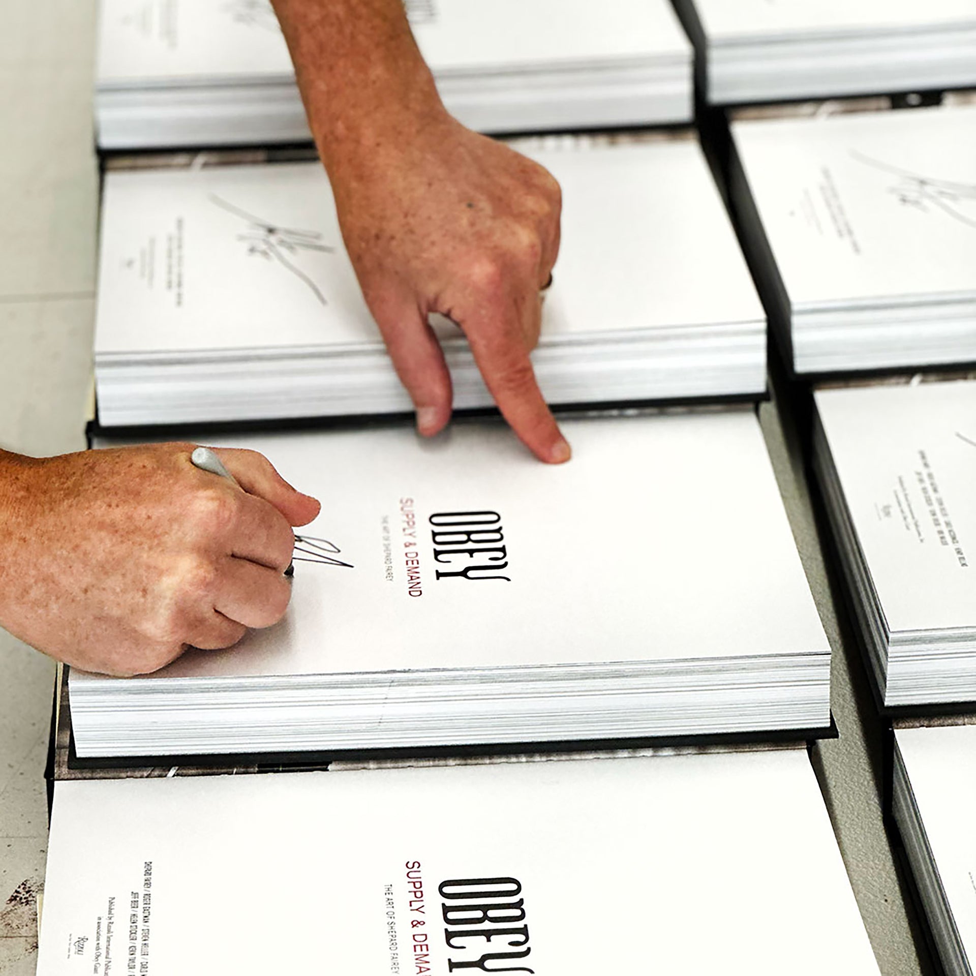 Shepard Fairey Hand-Signed "20 Year Edition: Supply & Demand" Book