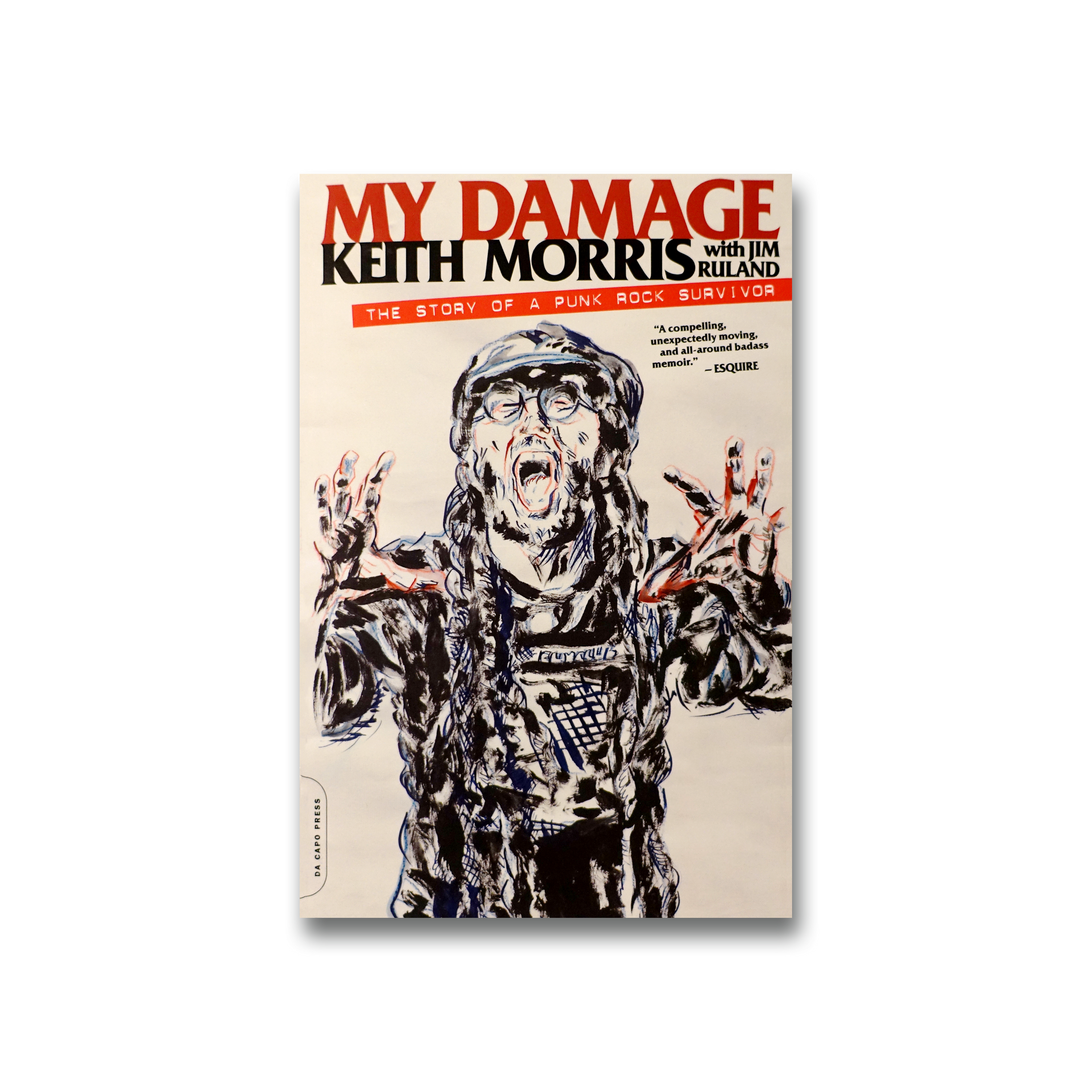 Keith Morris "My Damage" SIGNED Book