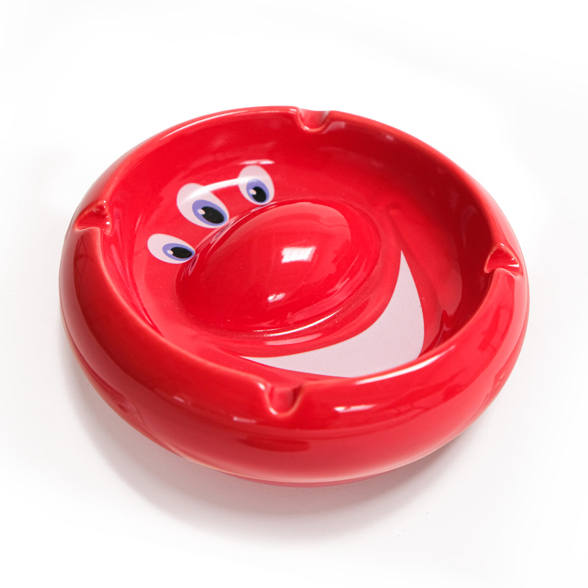 Kenny Scharf "Triple Eye" Ceramic Dish
