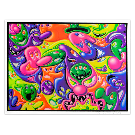 Kenny Scharf "SUPERBLOBZ" Print