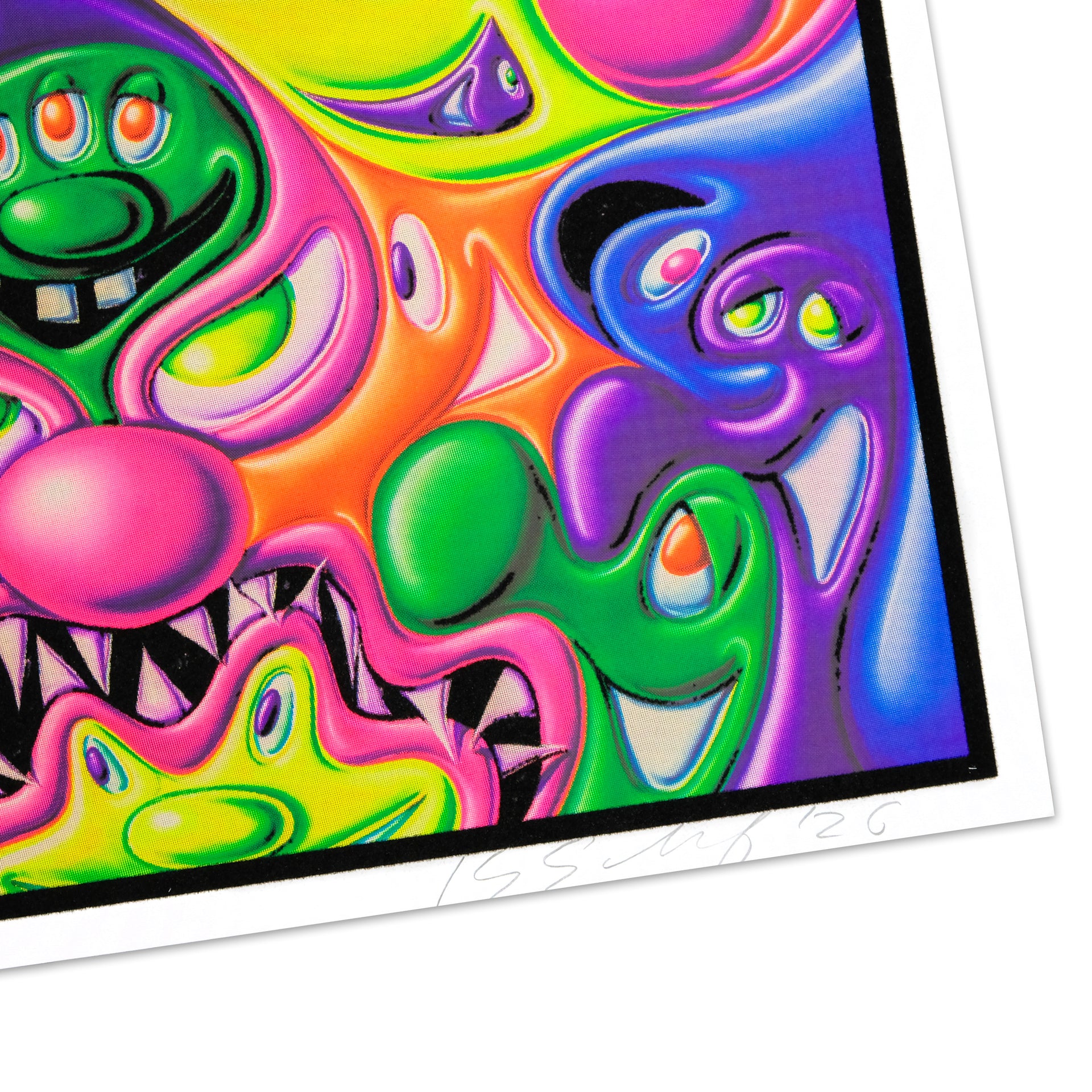Estampe Kenny Scharf "SUPERBLOBZ"