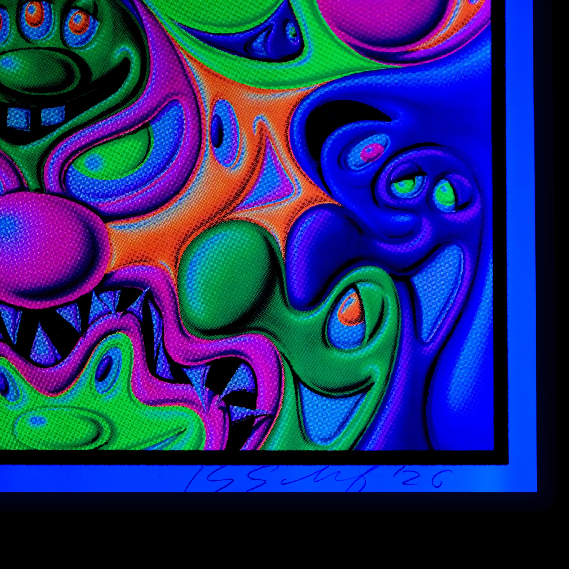 Estampe Kenny Scharf "SUPERBLOBZ"