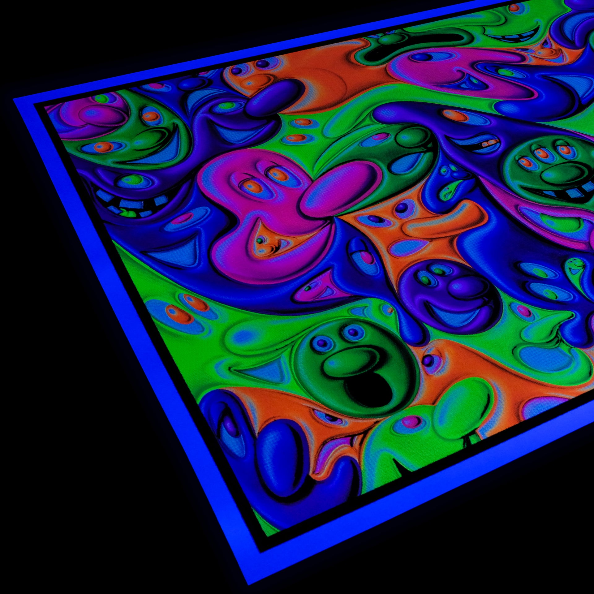 Estampe Kenny Scharf "SUPERBLOBZ"