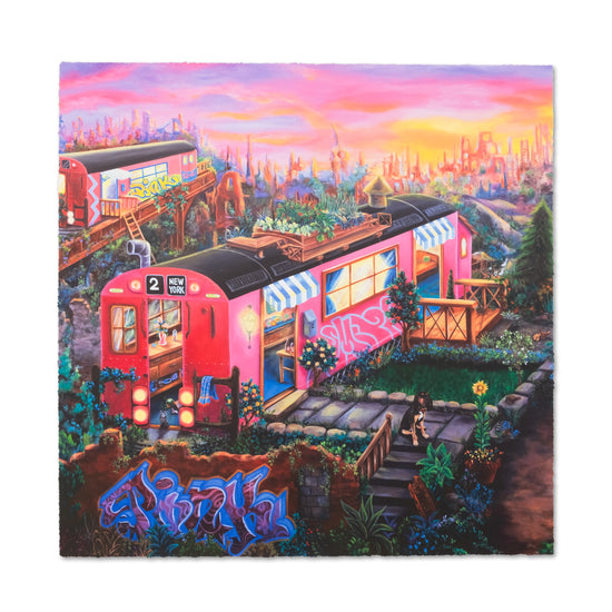 LADY PINK "Subway Village" Diptych Print