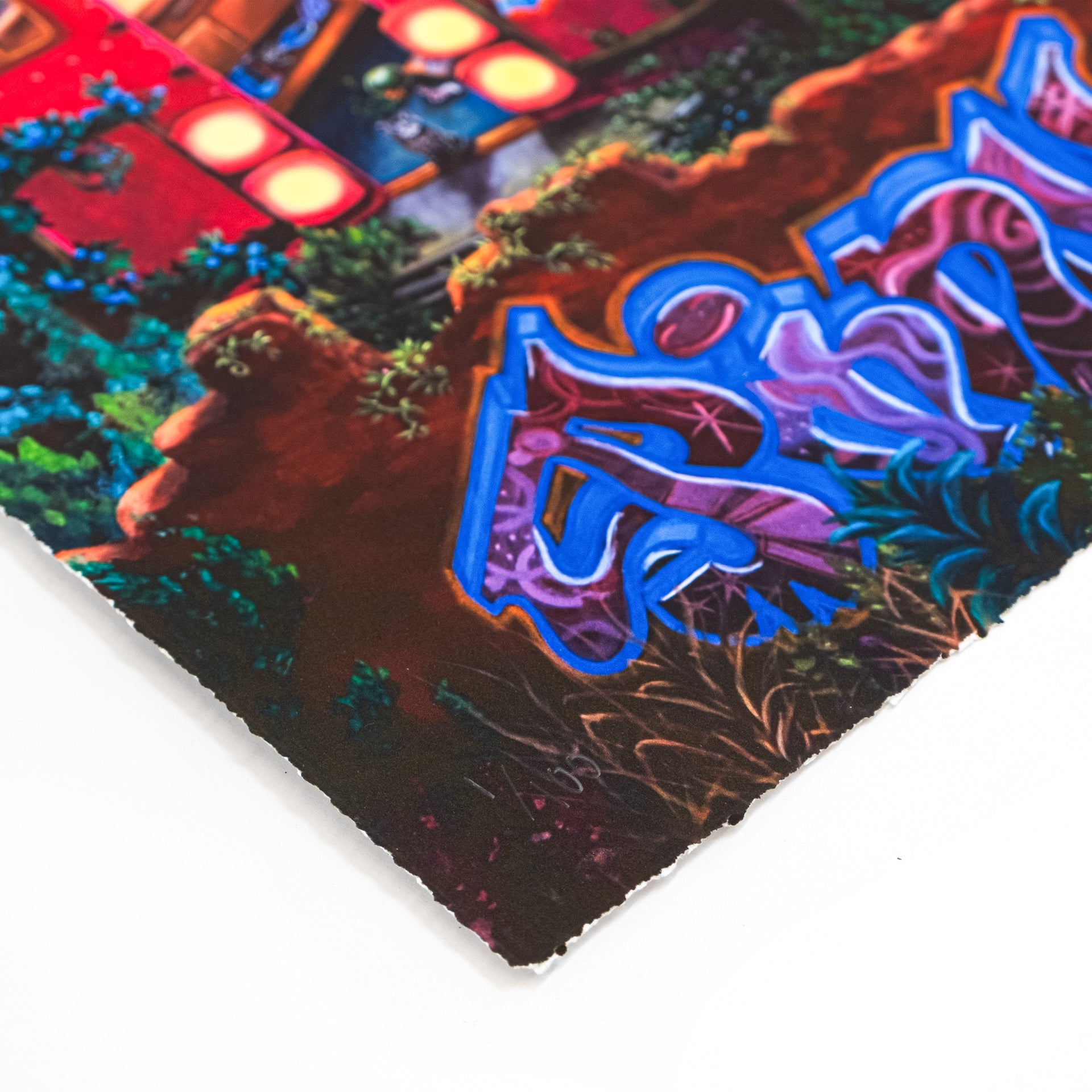 LADY PINK "Subway Village" Diptych Print